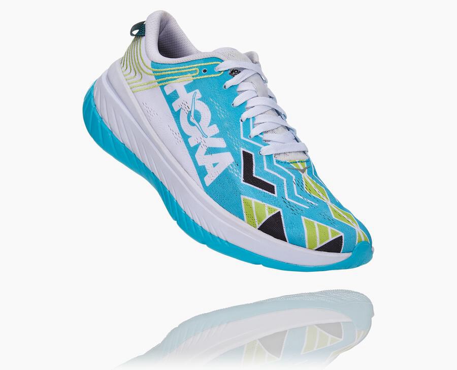 Zapatillas Running Hoka One One Hombre - Ironman Kona Carbon X - Azules/Blancas - WBX729085